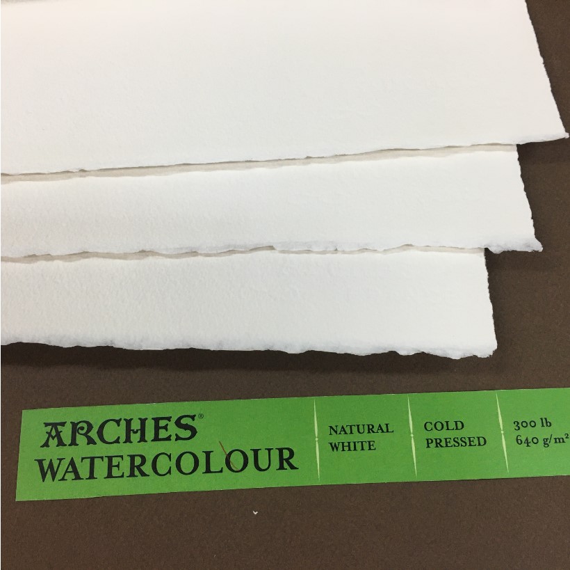 Arches Natural White Watercolor Paper Cold Press
